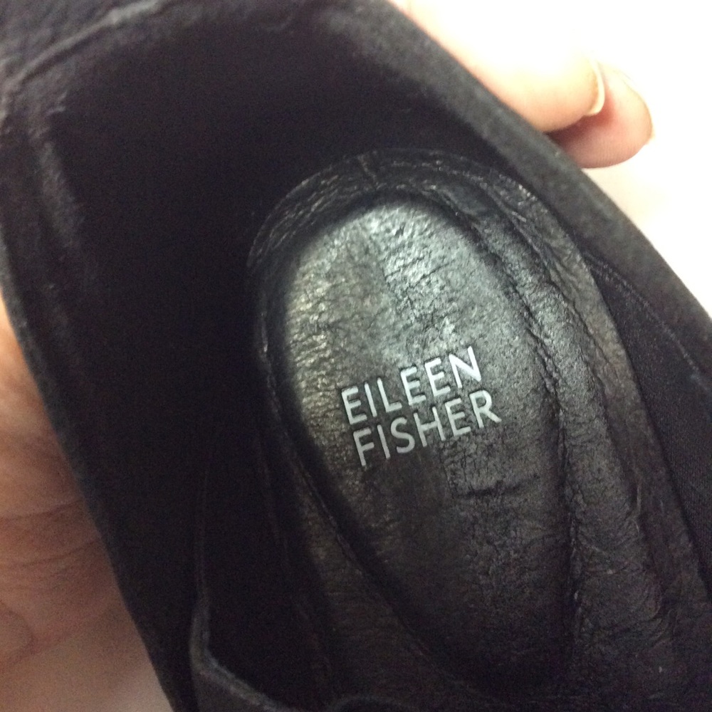 Eileen Fisher Suede Tennis Shoes - Picture 6 of 7
